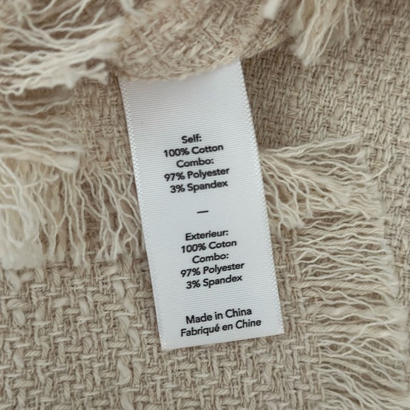 Likely Jules Mini Skirt Faux Wrap Ivory Cream Tweed Skirt - Picture 6 of 6